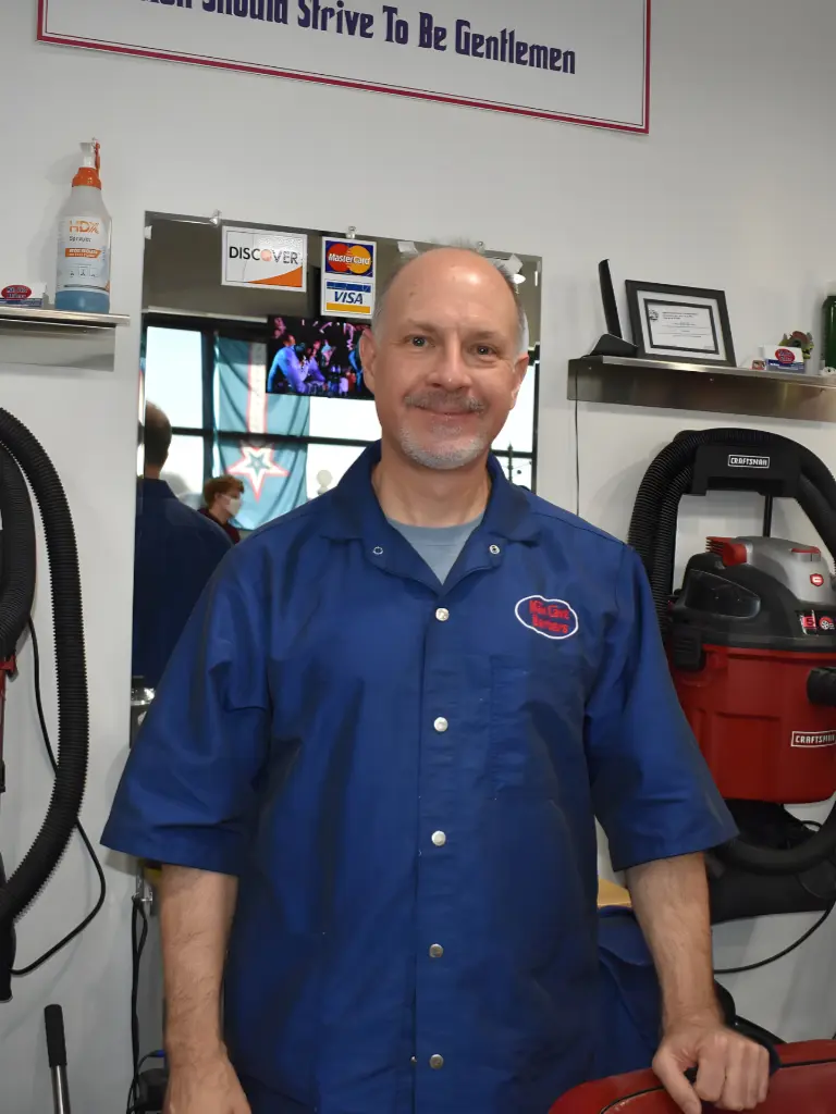 Man Cave Barbers Owner Wayne Borowski